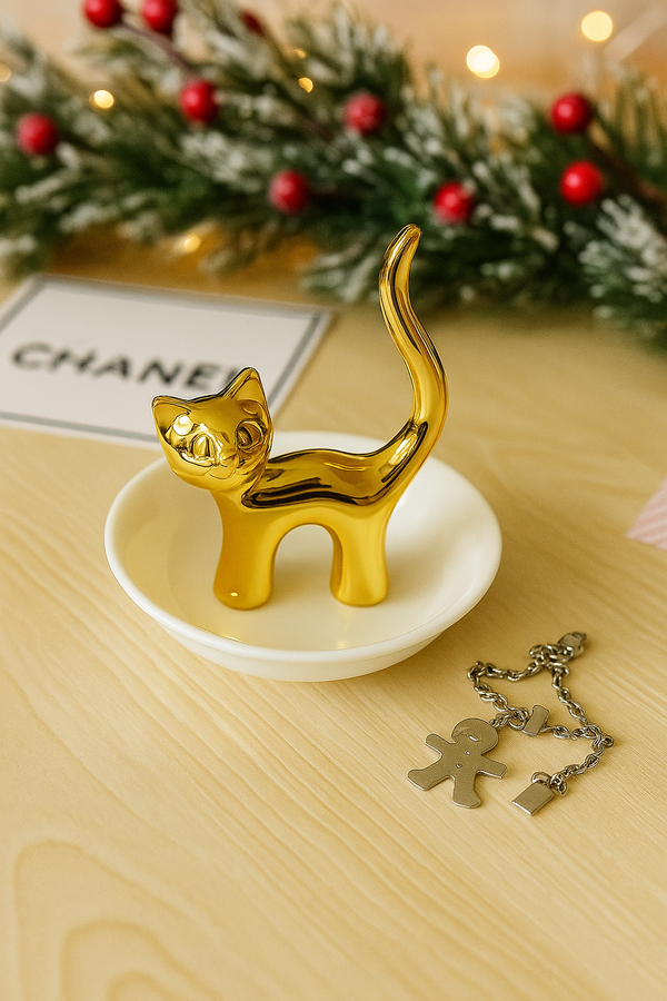 Cat Jewelry Holder Tray