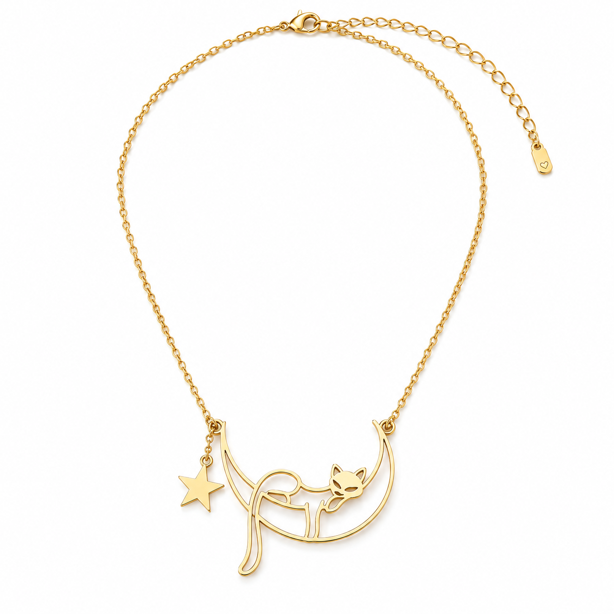 Stargazing Cat Necklace