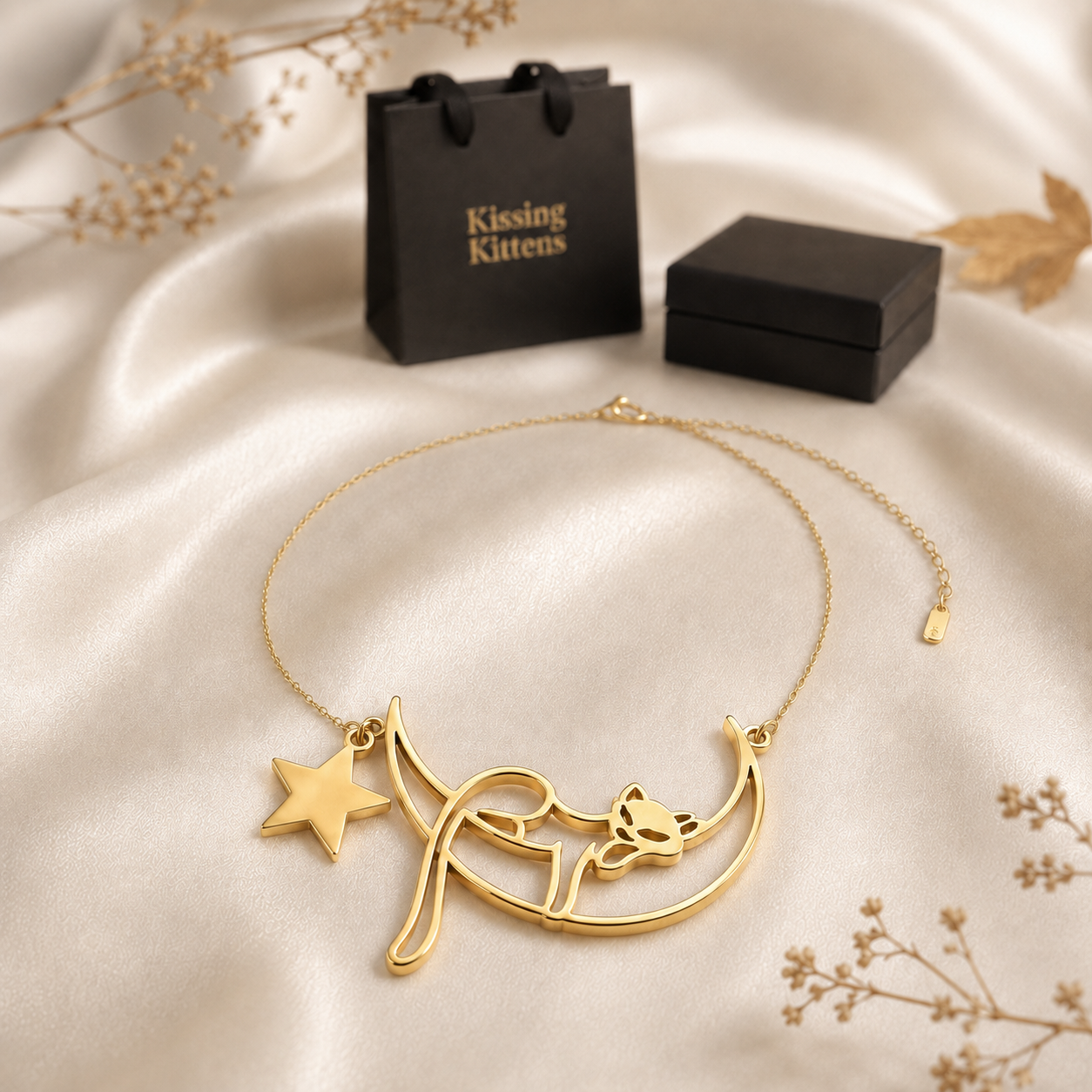 Stargazing Cat Necklace