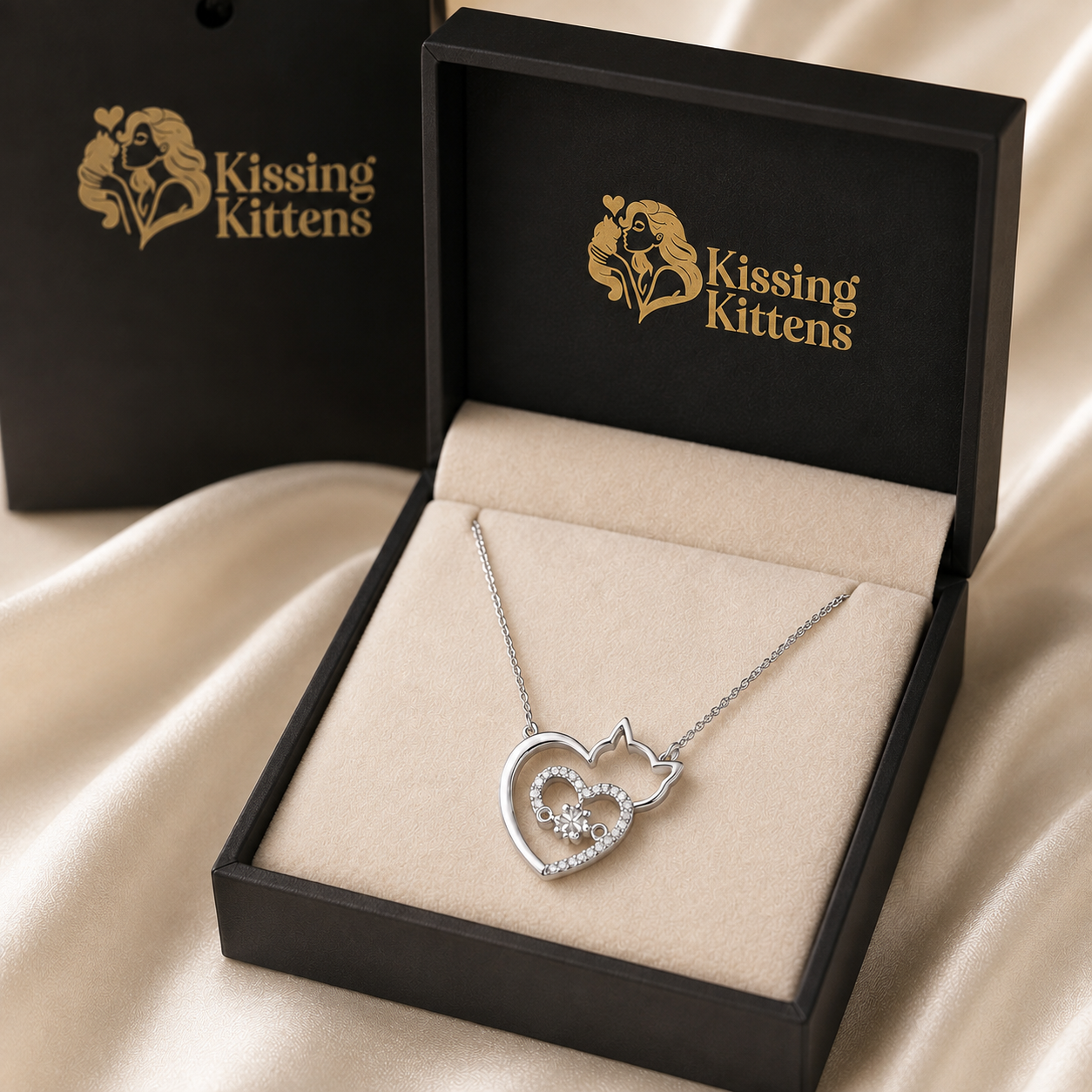 Heart & Soul Cat Pendant