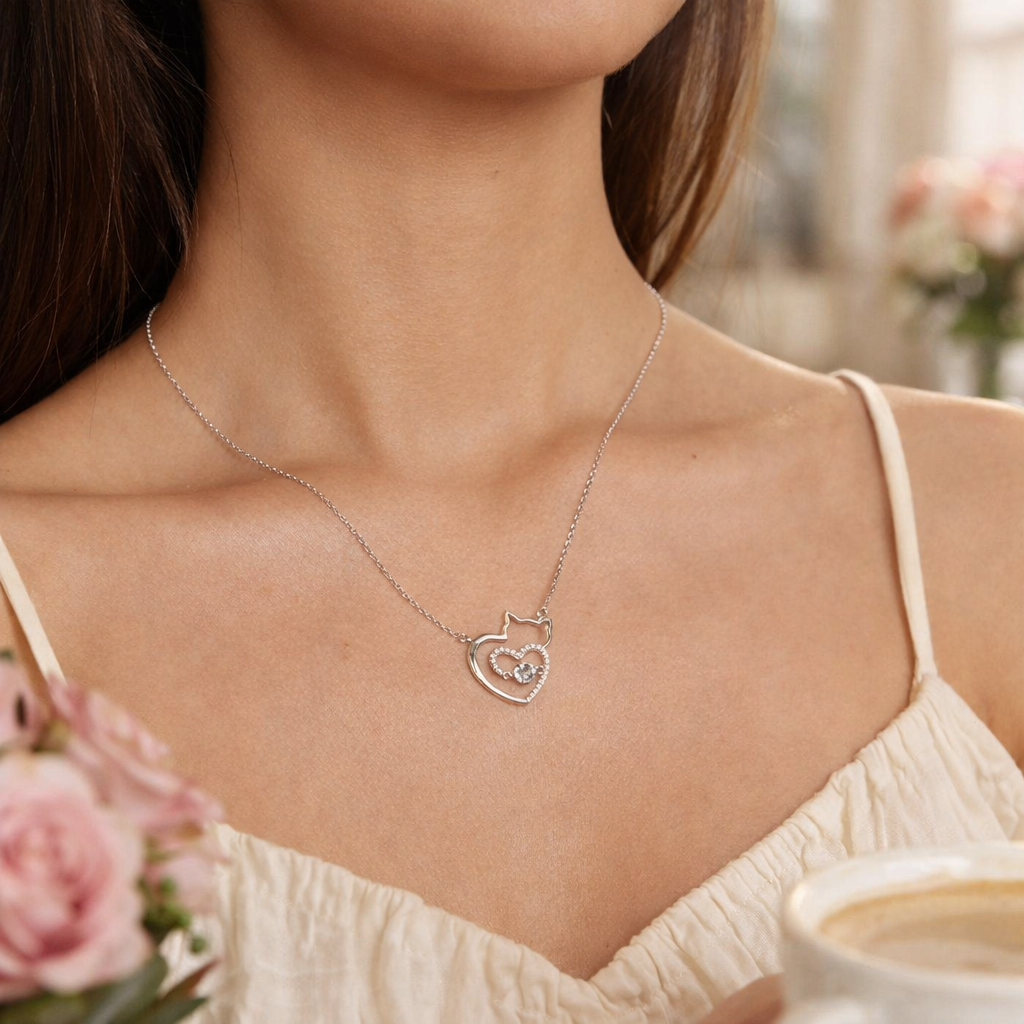 Heart & Soul Cat Pendant