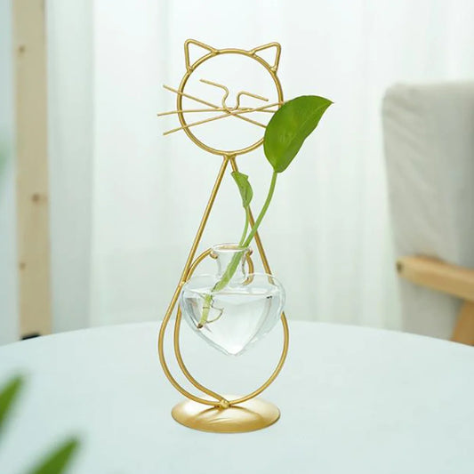 Cat-Lover Hydroponic Vase