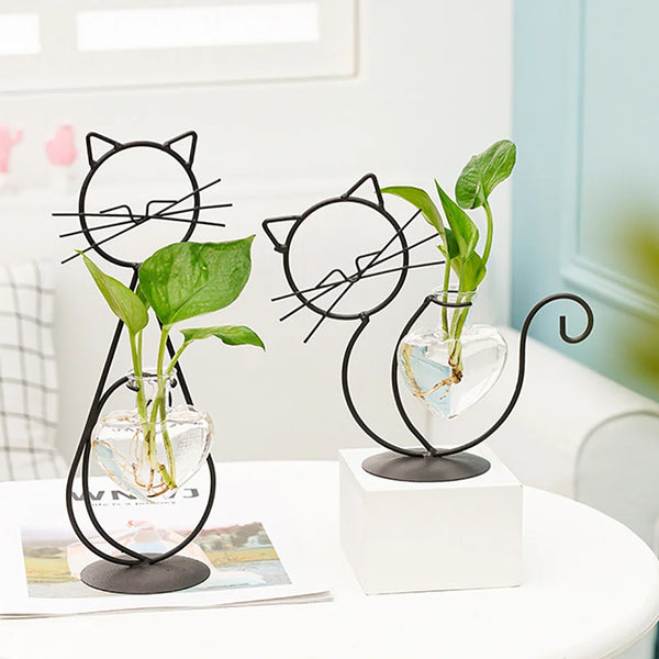 Cat-Lover Hydroponic Vase