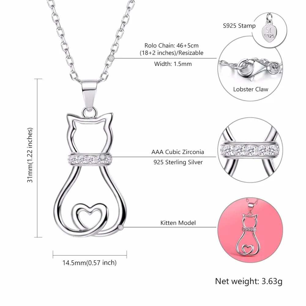 Cat Pendant Necklace