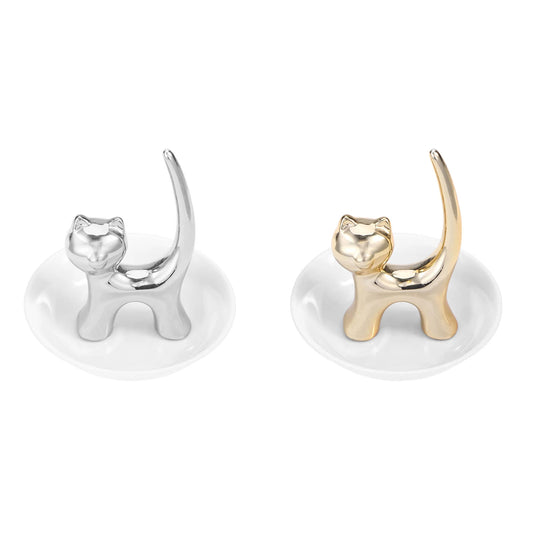 Cat Jewelry Holder Tray