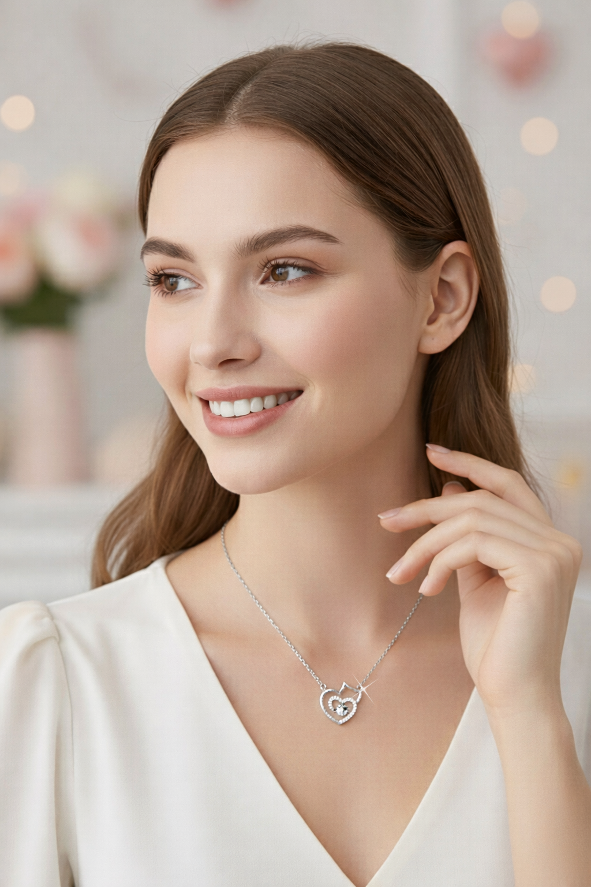 Heart & Soul Cat Pendant