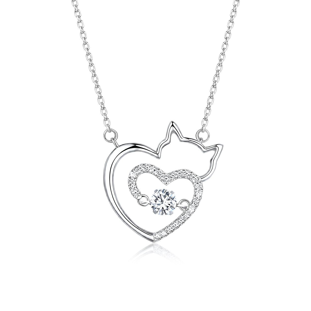 Heart & Soul Cat Pendant