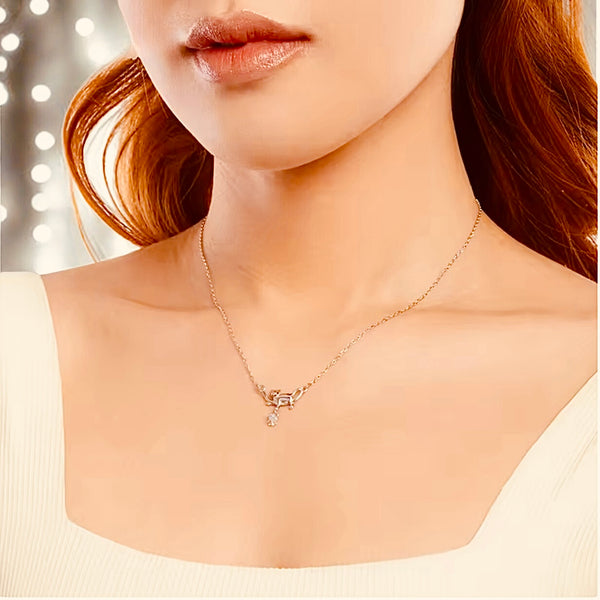 ethereal  and crystal pendant